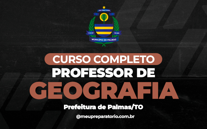 Professor de Geografia - Palmas (TO)