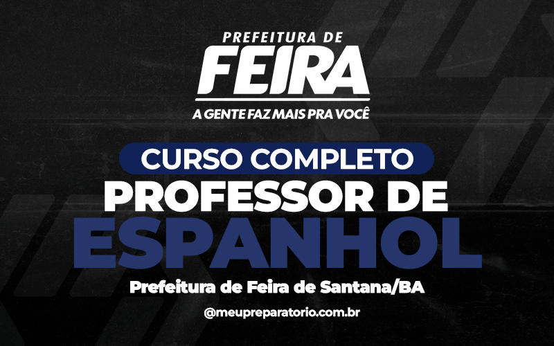 Professor de Espanhol - Feira de Santana (BA)