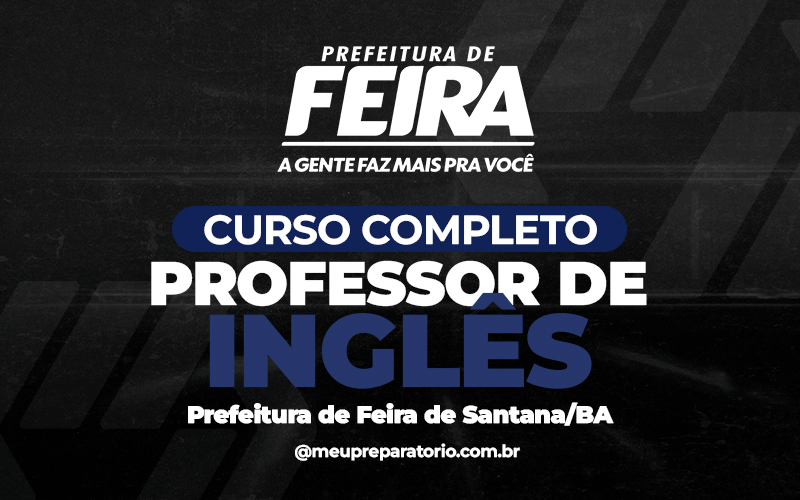 Professor de Inglês - Feira de Santana (BA)