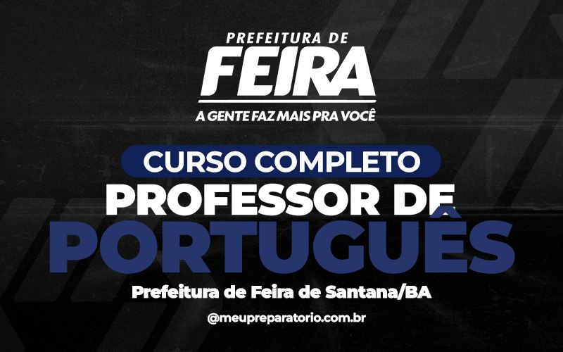 Professor de Português - Feira de Santana (BA)
