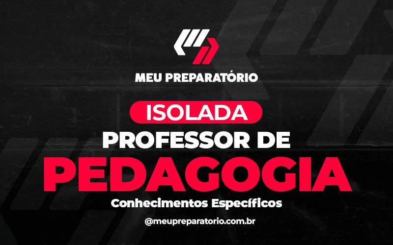 Isolada - Professor de Pedagogia