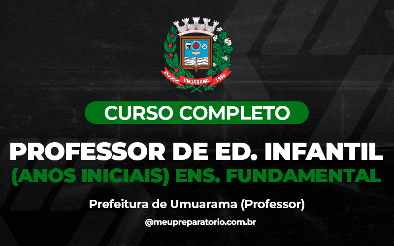Professor de Educação Infantil (Anos Iniciais) Ens. Fundamental - Umuarama (PR)