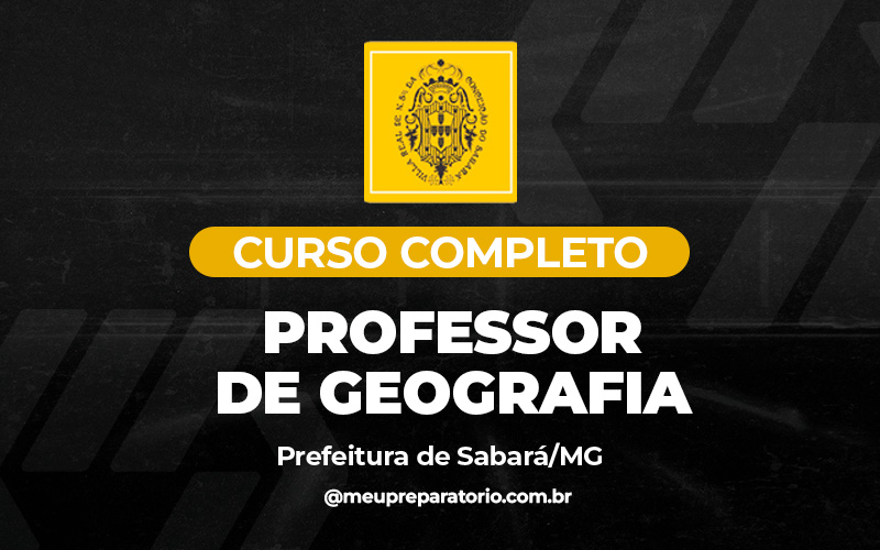 Professor de Geografia - Sabará (MG)