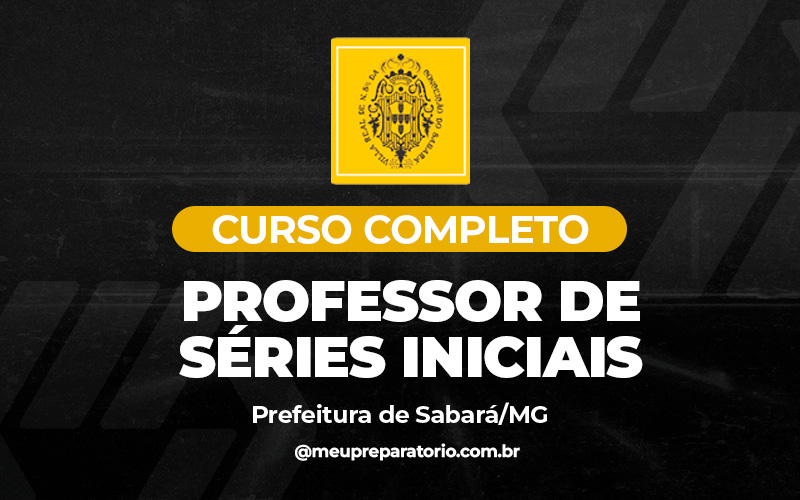 Professor de  Séries Iniciais - Sabará (MG)