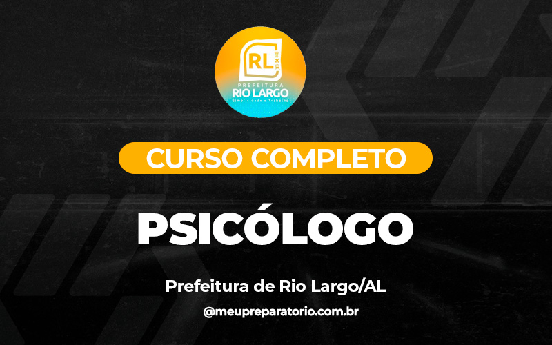 Psicólogo - Rio Largo (AL)