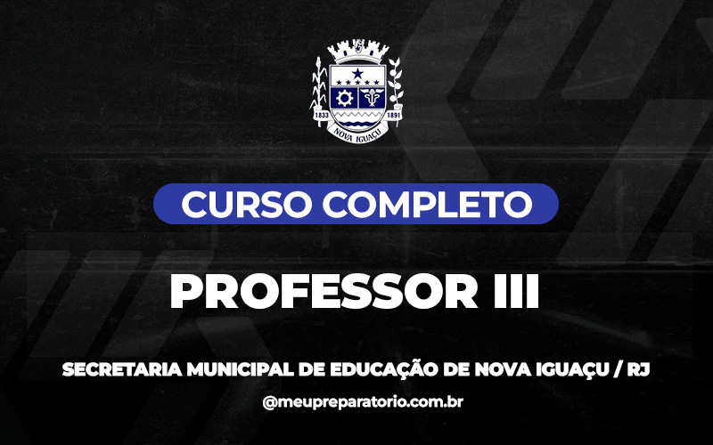 Professor III - Nova Iguaçu  (RJ)