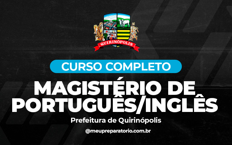  Magistério de Português/Inglês - Quirinópolis (GO)