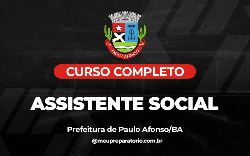 Assistente Social - Paulo Afonso BA