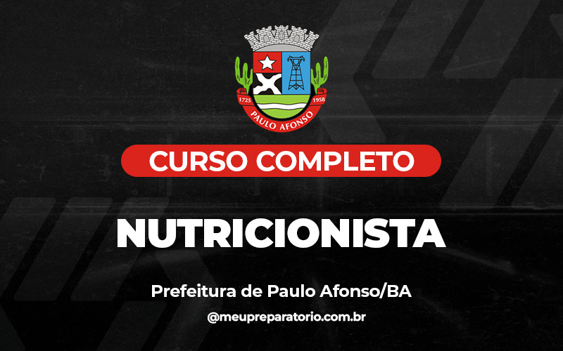 Nutricionista - Paulo Afonso BA