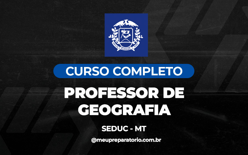 Professor Geografia - Mato Grosso MT