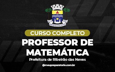 Professor de Educação Básica - Matemática - Ribeirão das Neves (MG)