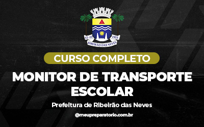 Monitor de Transporte Escolar - Ribeirão das Neves (MG)
