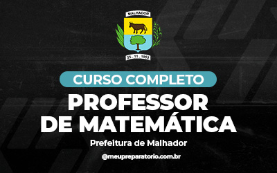 Professor de Matemática - Malhador (SE)