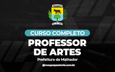 Professor de Artes - Malhador (SE)
