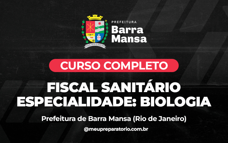 Fiscal Sanitário - Especialidade: Biologia - Barra Mansa (RJ)
