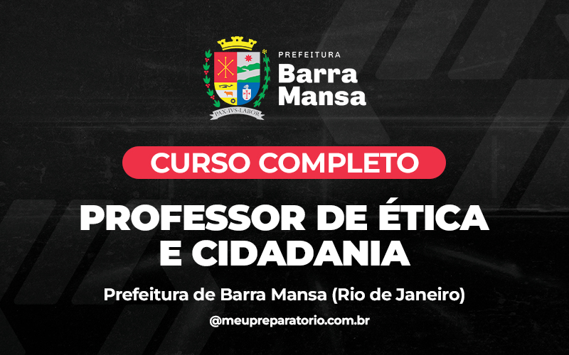 Professor de Ética e Cidadania - Barra Mansa (RJ)
