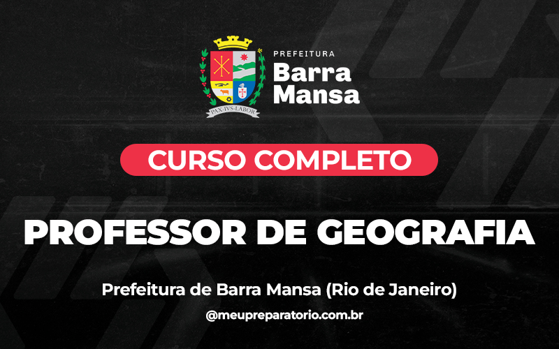 Professor de Geografia - Barra Mansa (RJ)