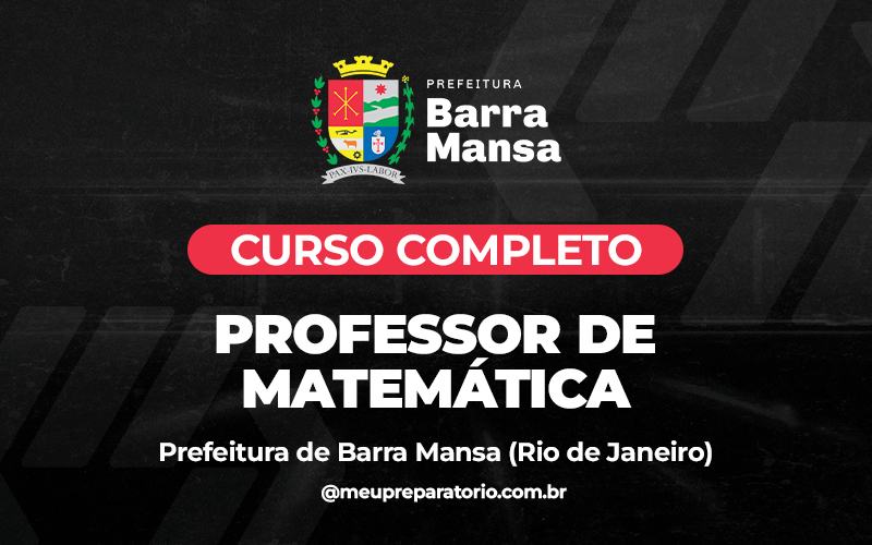 Professor de Matemática - Barra Mansa (RJ)