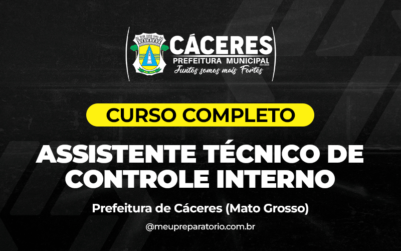 Assistente Técnico de Controle Interno - Cáceres (MT)