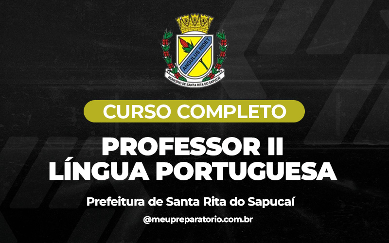 Professor II -  Língua Portuguesa - Santa Rita do Sapucaí (MG)