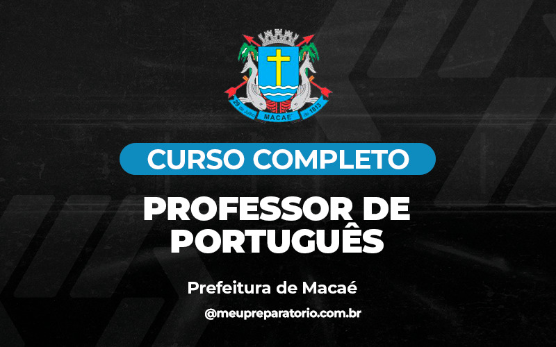 Professor de Português - Macaé (RJ)