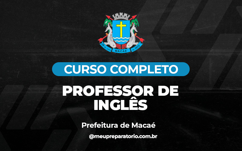 Professor de Inglês - Macaé (RJ)