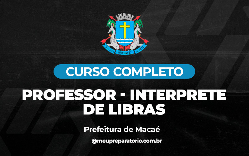Professor - Interprete de Libras - Macaé (RJ)