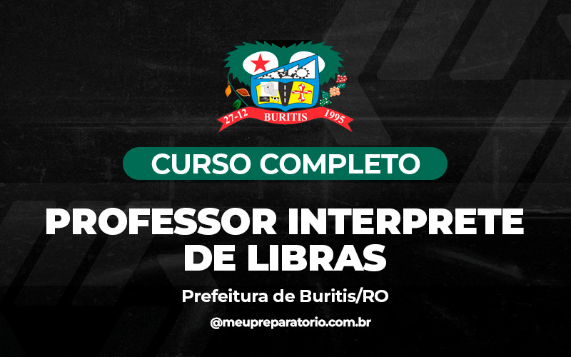Professor Interprete de Libras - Buritis (RO)