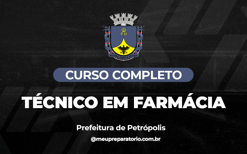 Técnico em Farmácia - Petrópolis (RJ)