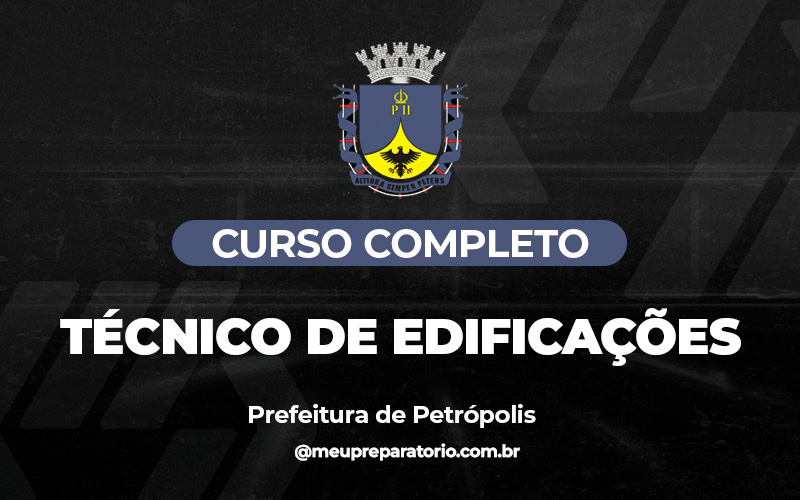 Técnico de Edificações - Petrópolis (RJ)