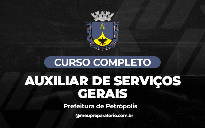 Auxiliar de Serviços Gerais - Petrópolis (RJ)