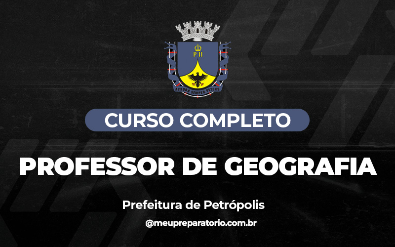 Professor de Geografia - Petrópolis (RJ)