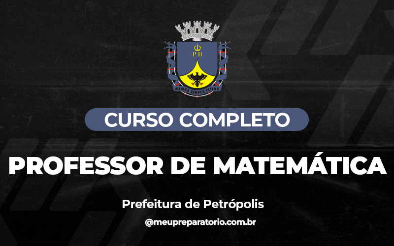 Professor de Matemática - Petrópolis (RJ)