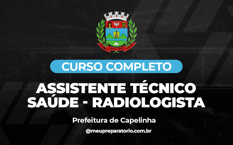 Assistente Técnico Saúde - Radiologista - Capelinha - MG