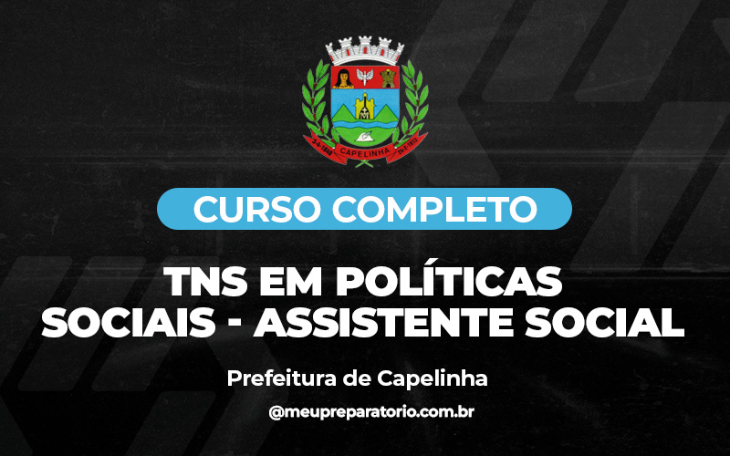 TNS em Políticas Sociais - Assistente Social - Capelinha - MG