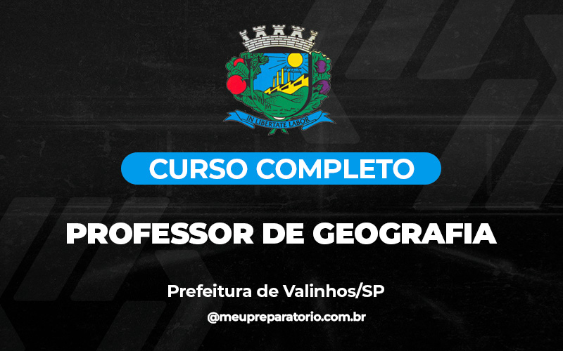 Professor de Geografia  - Valinhos (SP)