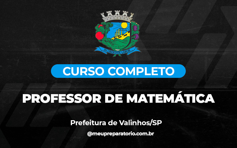 Professor de Matemática - Valinhos (SP)