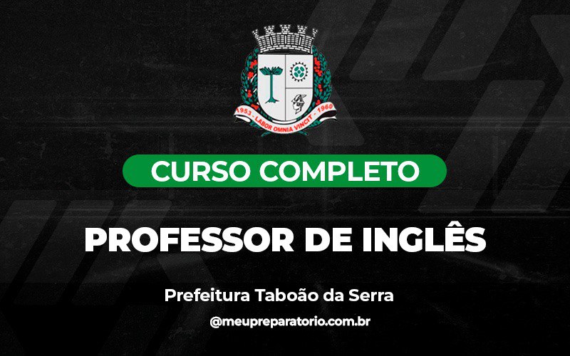 Professor de  Inglês - Taboão da Serra (SP)