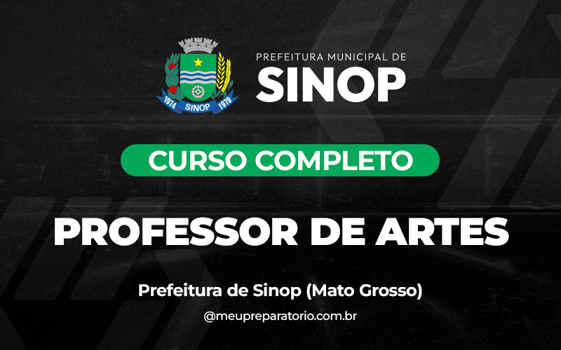 Professor de Artes - Sinop (MT)