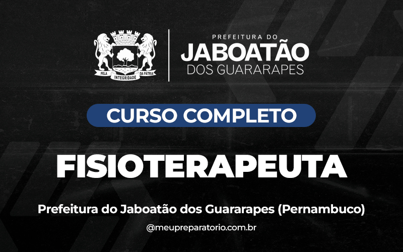Fisioterapeuta - Jaboatão dos Guararapes - PE