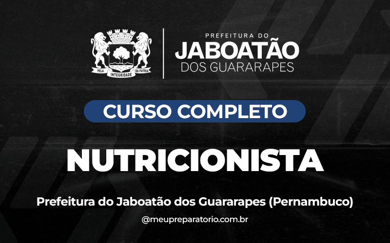 Nutricionista - Jaboatão dos Guararapes - PE