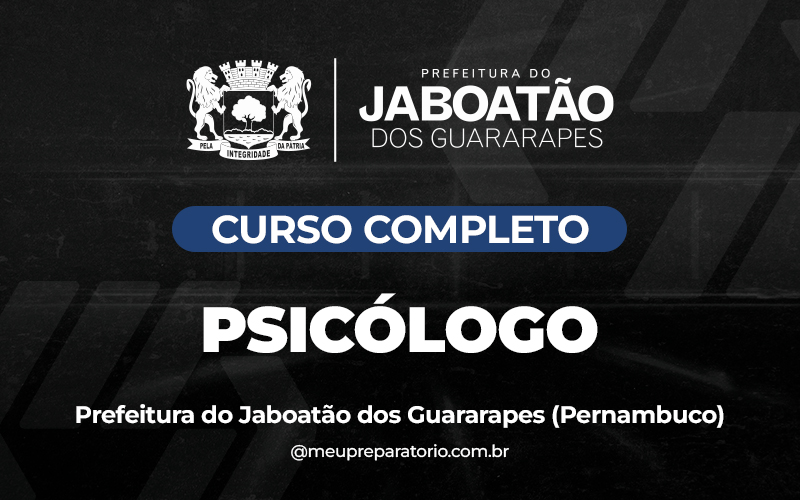 Psicólogo - Jaboatão dos Guararapes - PE