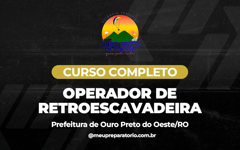 Operador de Retroescavadeira - Ouro Preto do Oeste (RO)
