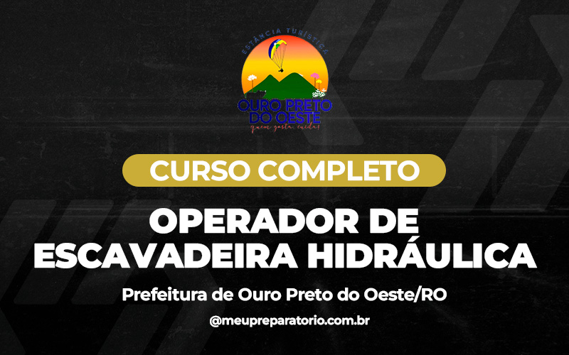 Operador de Escavadeira Hidráulica - Ouro Preto do Oeste (RO)