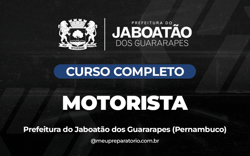 Motorista - Jaboatão dos Guararapes - PE
