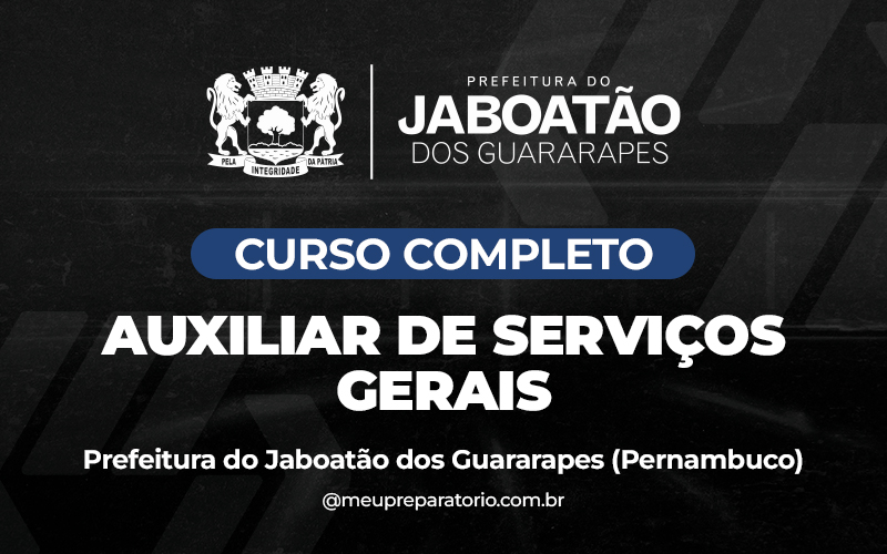Auxiliar de Serviços Gerais - Jaboatão dos Guararapes - PE