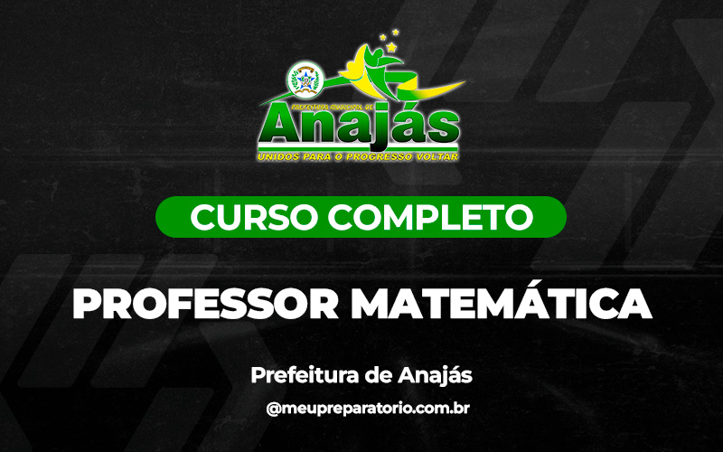 Professor Matemática - Anajás (PA)