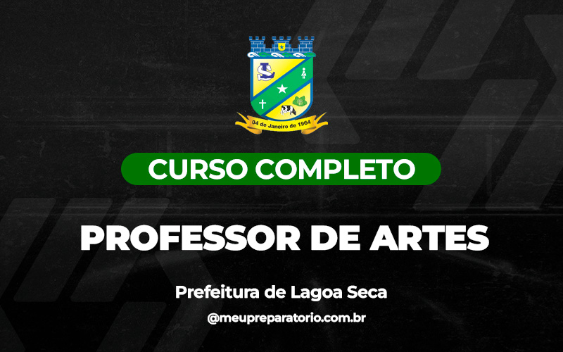 Professor de Artes - Lagoa Seca (PB)
