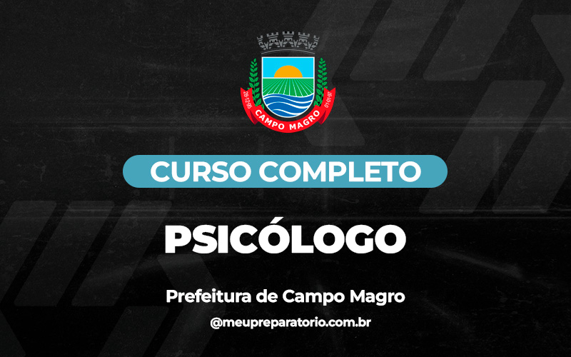 Psicólogo  - Campo Magro (PR)