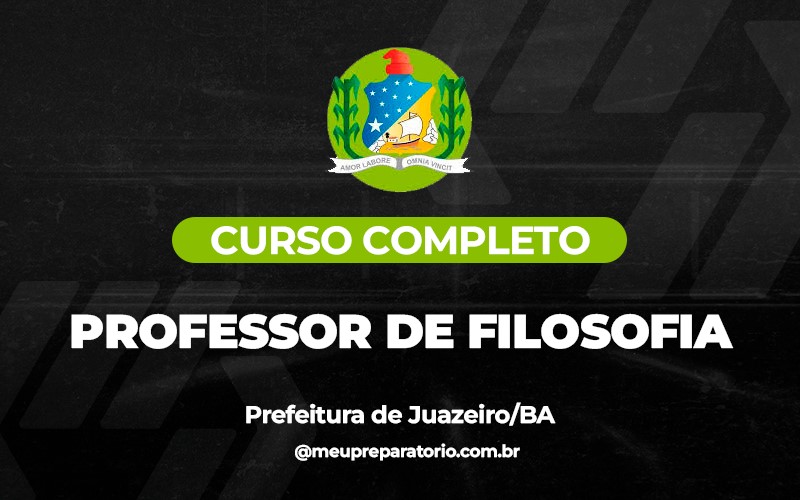 Professor de Filosofia - Juazeiro (BA)